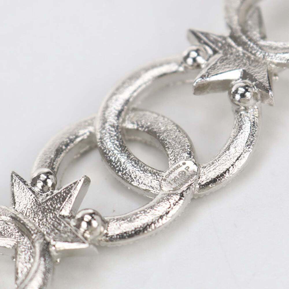 CHANEL Silver Logo Brooch - Picture 4 of 4
